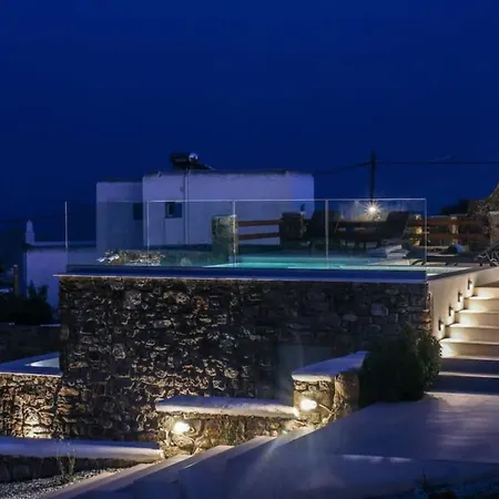 וילה Luxury White W Private Pool In Mikonos *