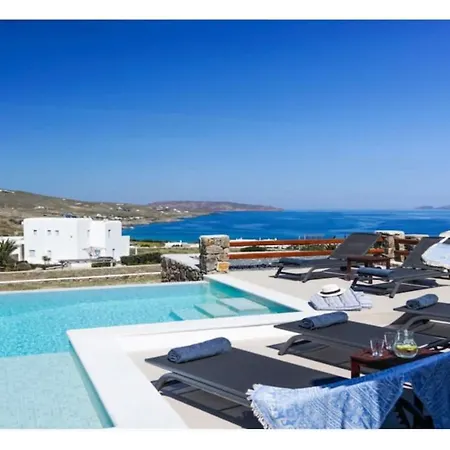 Luxury White W Private Pool In Mikonos Villa *