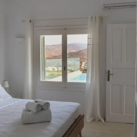 Luxury White W Private Pool In Mikonos * كالافاتيس