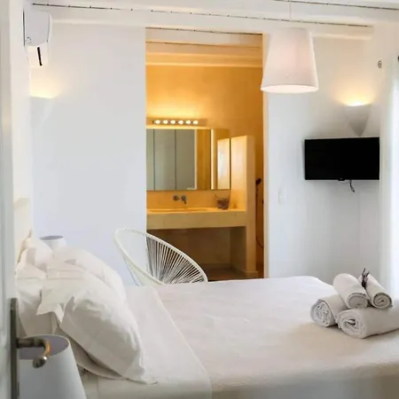 فيلة Luxury White W Private Pool In Mikonos كالافاتيس
