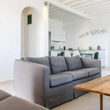 Luxury White W Private Pool In Mikonos فيلة كالافاتيس