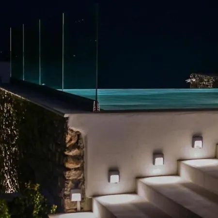 فيلة Luxury White W Private Pool In Mikonos كالافاتيس